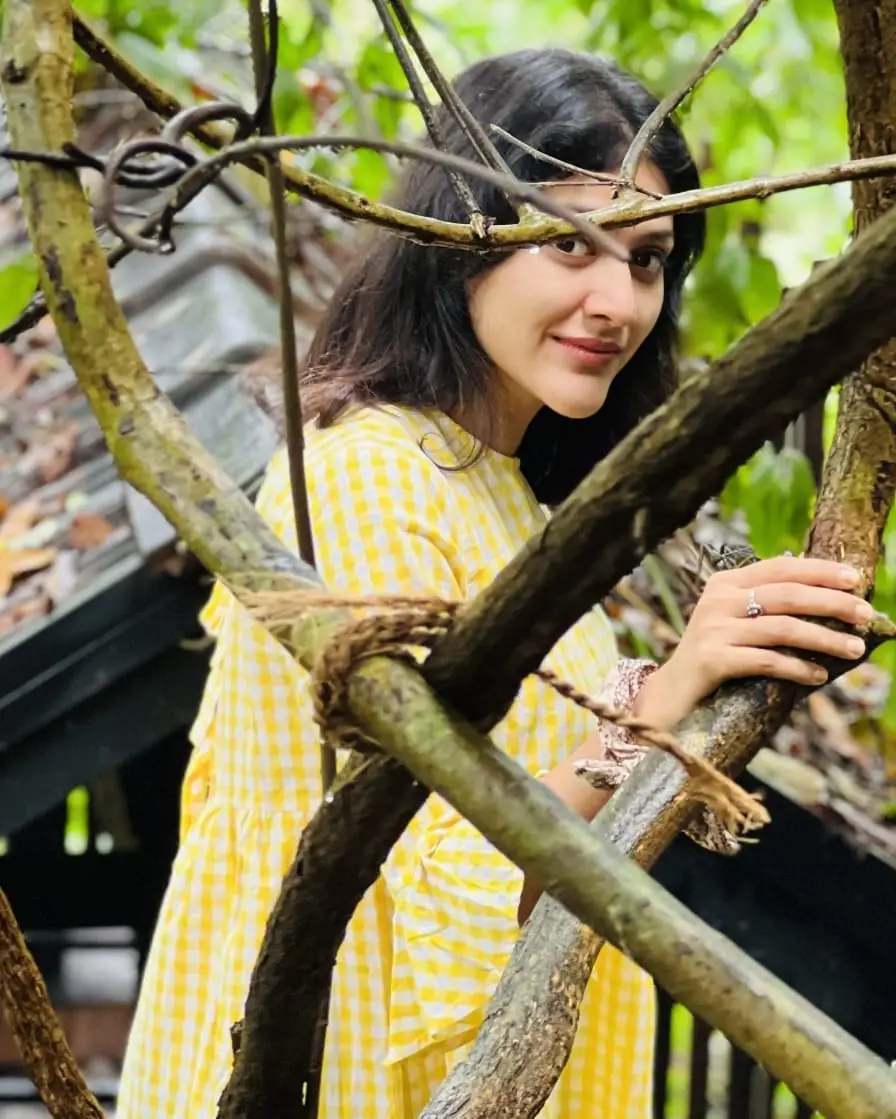 Malayalam Actress Anarkali Nazar Photoshoot in Yellow Dress